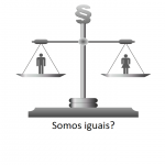 Imagem de uma balança que demonstra igualdade